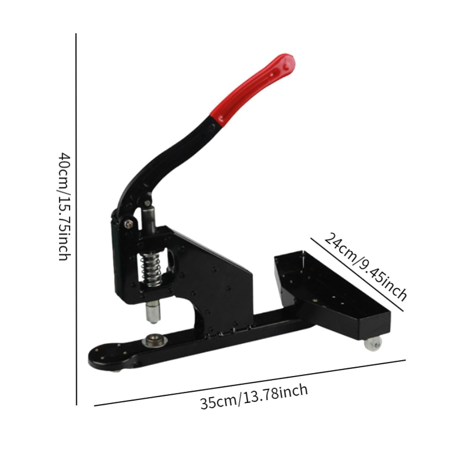 Hand Press Grommet Machine for Board Awnings Signs, Crafts, Leathercrafts, Leathercraft Tools, Grommet Tools/Setters (Eyelet inner diameter - 10mm)