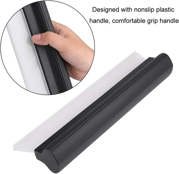 Water Scraper Squeegee Car Water Blade Squeegee with Silicone T-Bar - 26.5 x 7.5cm