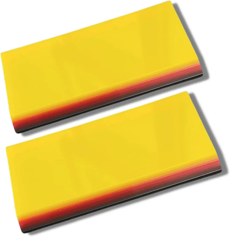 3-Layer PPF &amp; Tints Soft Rubber Squeegee for Protective Film Install (5 x 8.3cm) - Pack of 2