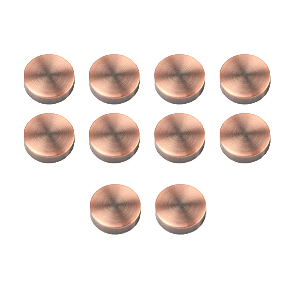 Advertising Decorative Cap Copper - Flat or Camber Cap x10 (Choose Size) - ADC03 / ADC04