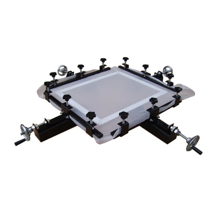 4 Color Screen Printing Full Package Rotary Printer &amp; Flash Dryer