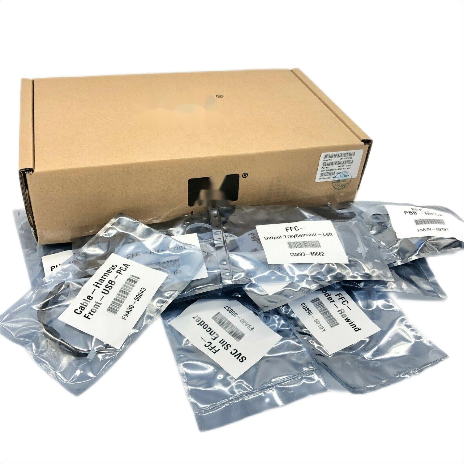 Candela Printer Cables kit SV for the HP DesignJet T730, T830 Series (F9A30-67046)