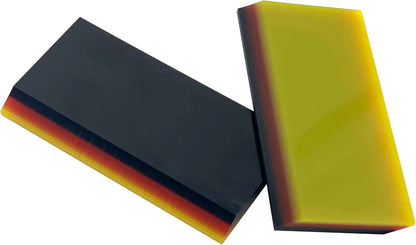 3-Layer PPF &amp; Tints Soft Rubber Squeegee for Protective Film Install (5 x 8.3cm) - Pack of 2