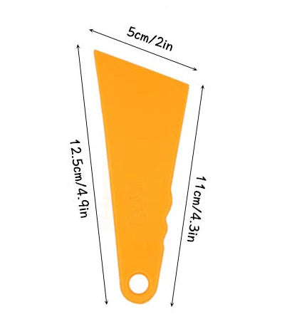 Mini Triangle Squeegee Car Wrapping Cleaning Tool (12.5cm x 5cm)