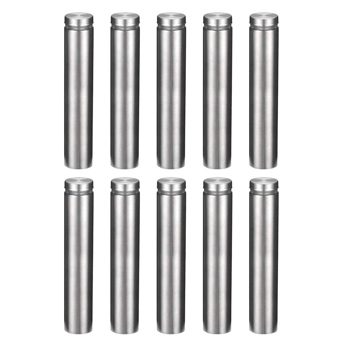 Wall Mount Acrylic Sign Standoff Screws Holders Glass Nails - 10pcs (19x100mm)