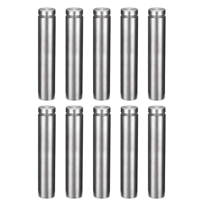 Wall Mount Acrylic Sign Standoff Screws Holders Glass Nails - 10pcs (19x100mm)