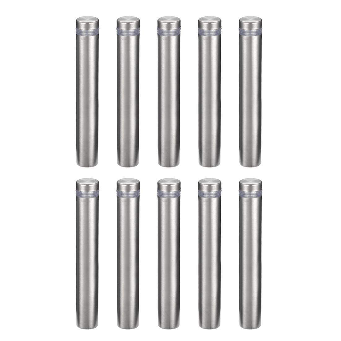 Wall Mount Acrylic Sign Standoff Screws Holders Glass Nails - 10pcs (12x80mm)