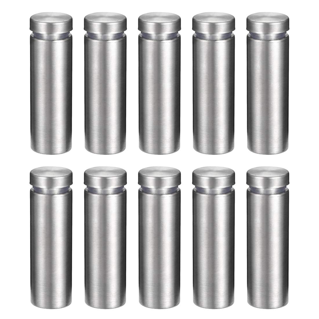 Wall Mount Acrylic Sign Standoff Screws Holders Glass Nails - 10pcs (16x50mm)