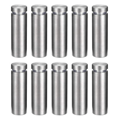 Wall Mount Acrylic Sign Standoff Screws Holders Glass Nails - 10pcs (16x50mm)