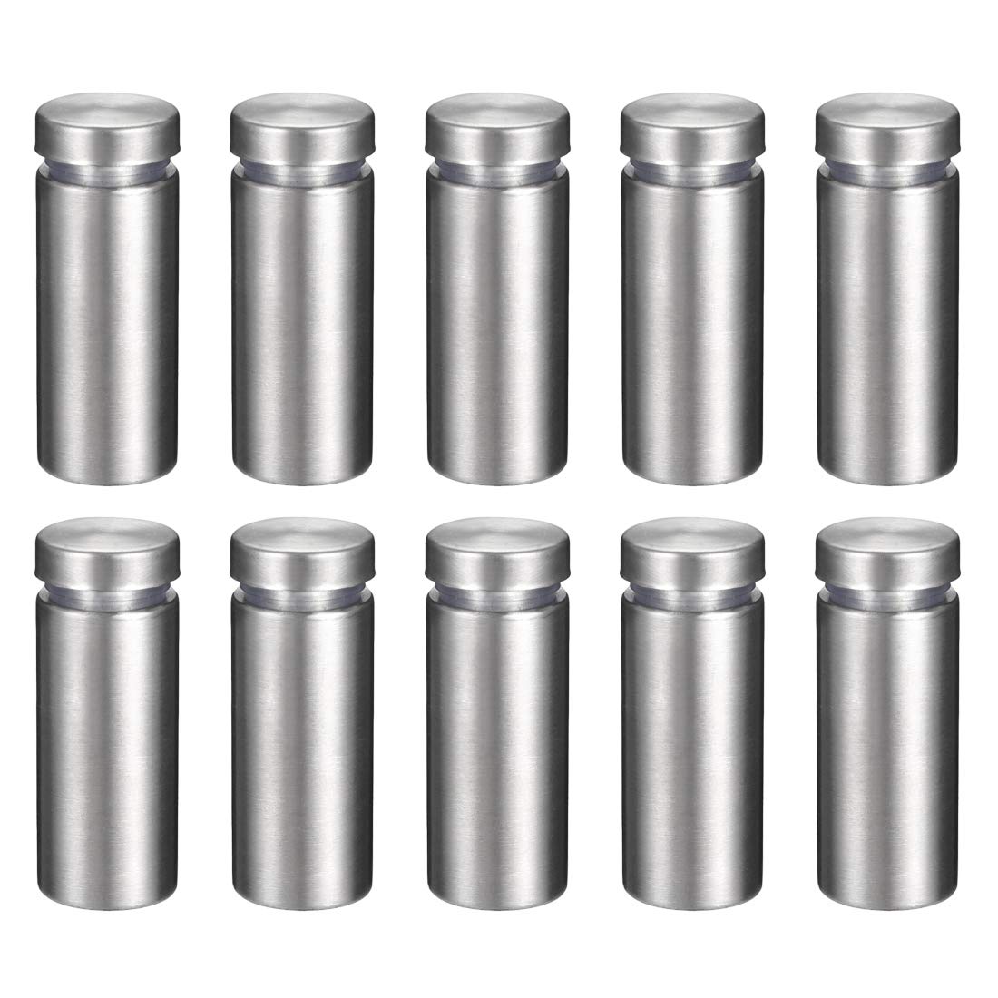 Wall Mount Acrylic Sign Standoff Screws Holders Glass Nails - 10pcs (16x40mm)