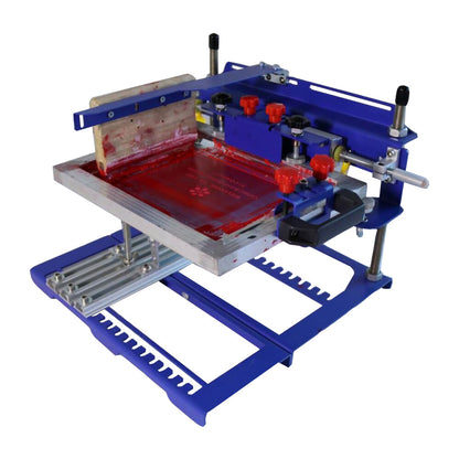 7.9" x 5.9" Manual Cylinder Curved Screen Printing Press for Cup / Mug / Bottle (Diameter:6.7")
