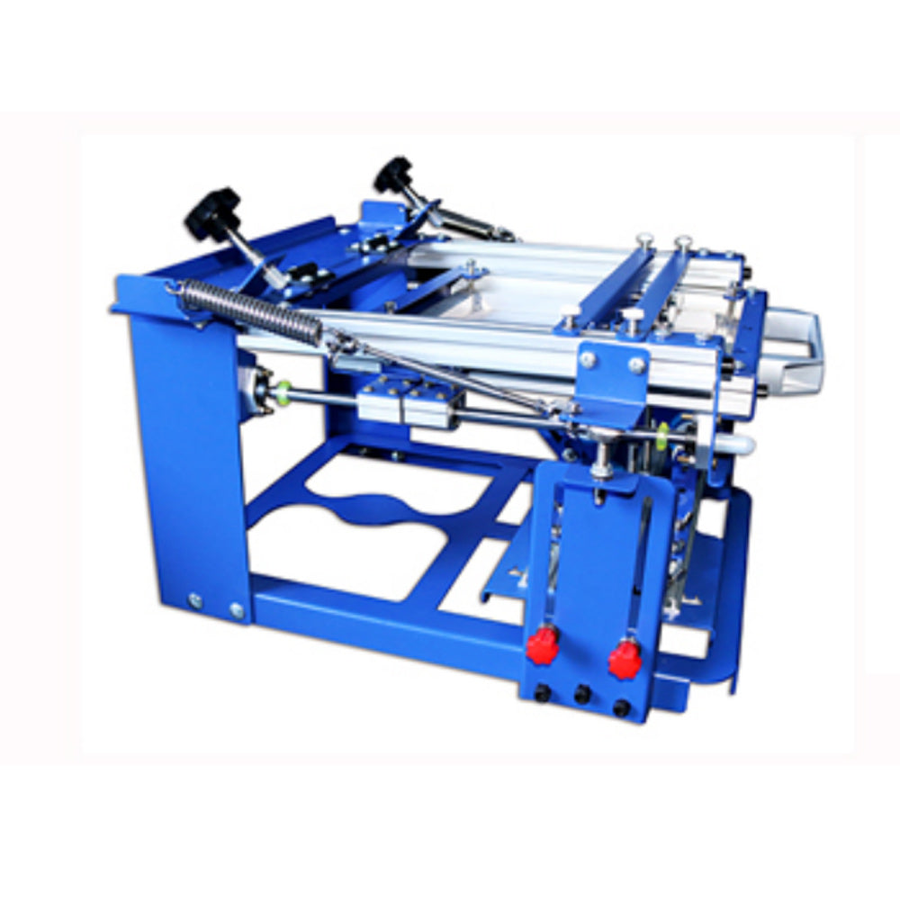 Manual Cylinder Curved Screen Printing Press for Cup / Mug / Bottle with 2 Free Frames (Diameter:3.15")