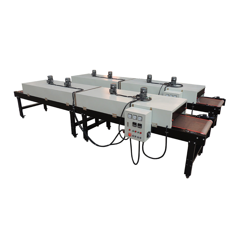 380V 16.8KW Conveyor Tunnel Dryer 18ft. Long x 25.6" Belt for Screen Printing