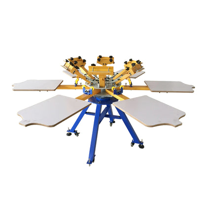 6 Color Silk Screen Printing Kit Silk Screen Printer &amp; Press Tools Materials (SPK-RD-KIT-019)