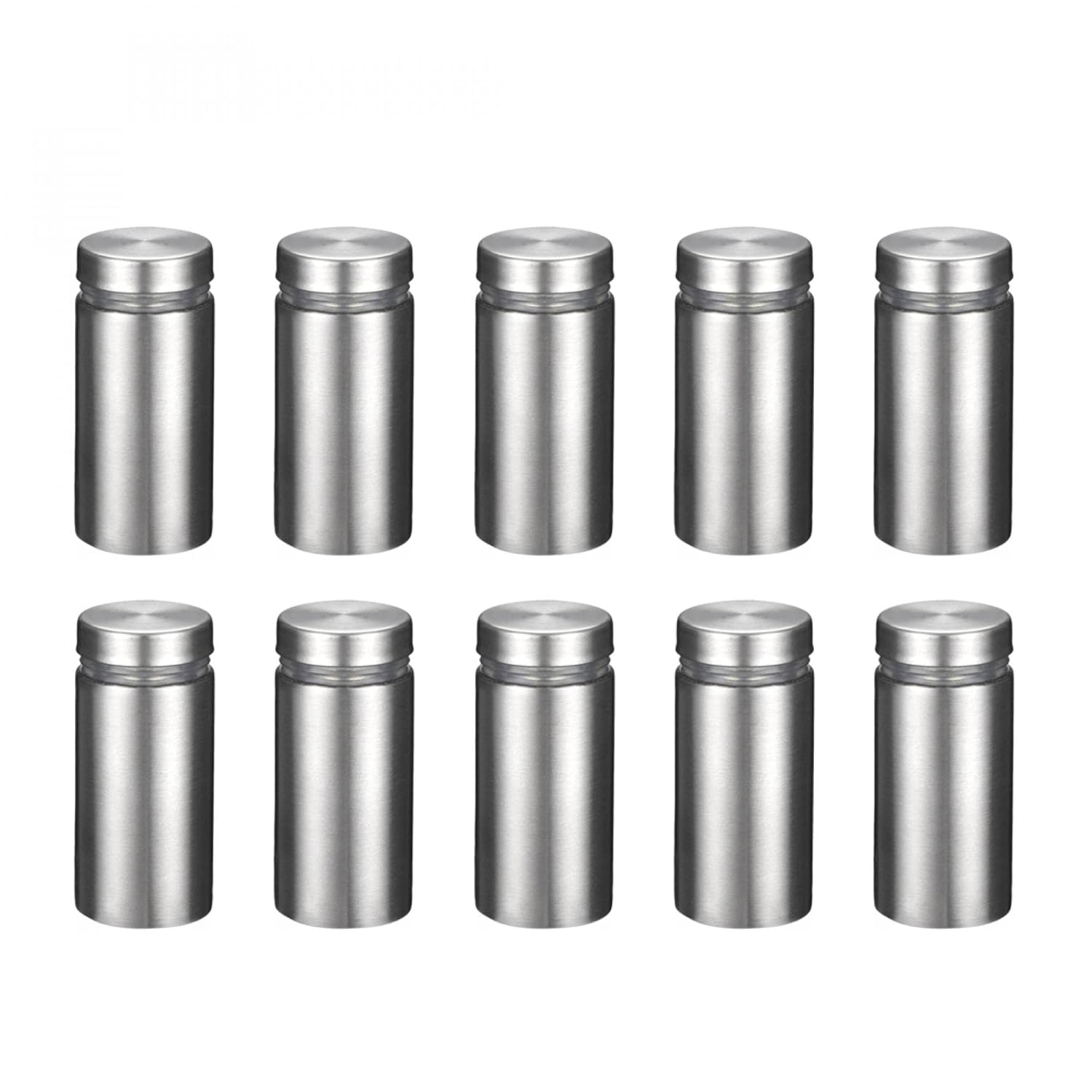 Wall Mount Acrylic Sign Standoff Screws Holders Glass Nails - 10pcs (19x80mm)