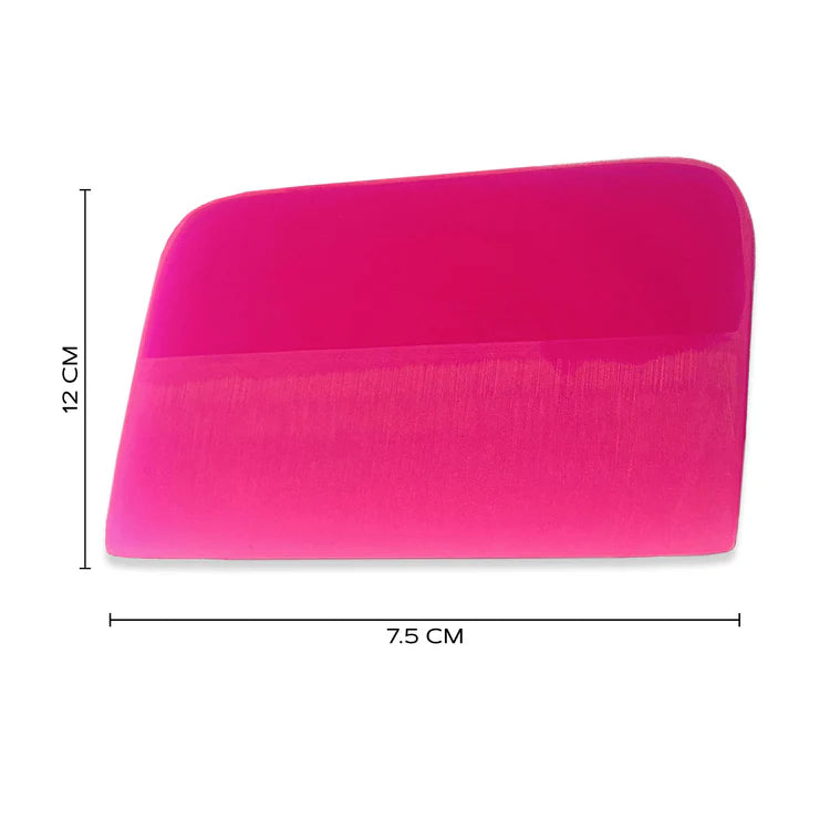 PPF Rubber Squeegee Soft TPU Anti-Scratch Water Wiper Blade Silicone Spatula Cleaner Car Vinyl Wrap Window Tinting Tool (12 x 7.5cm)