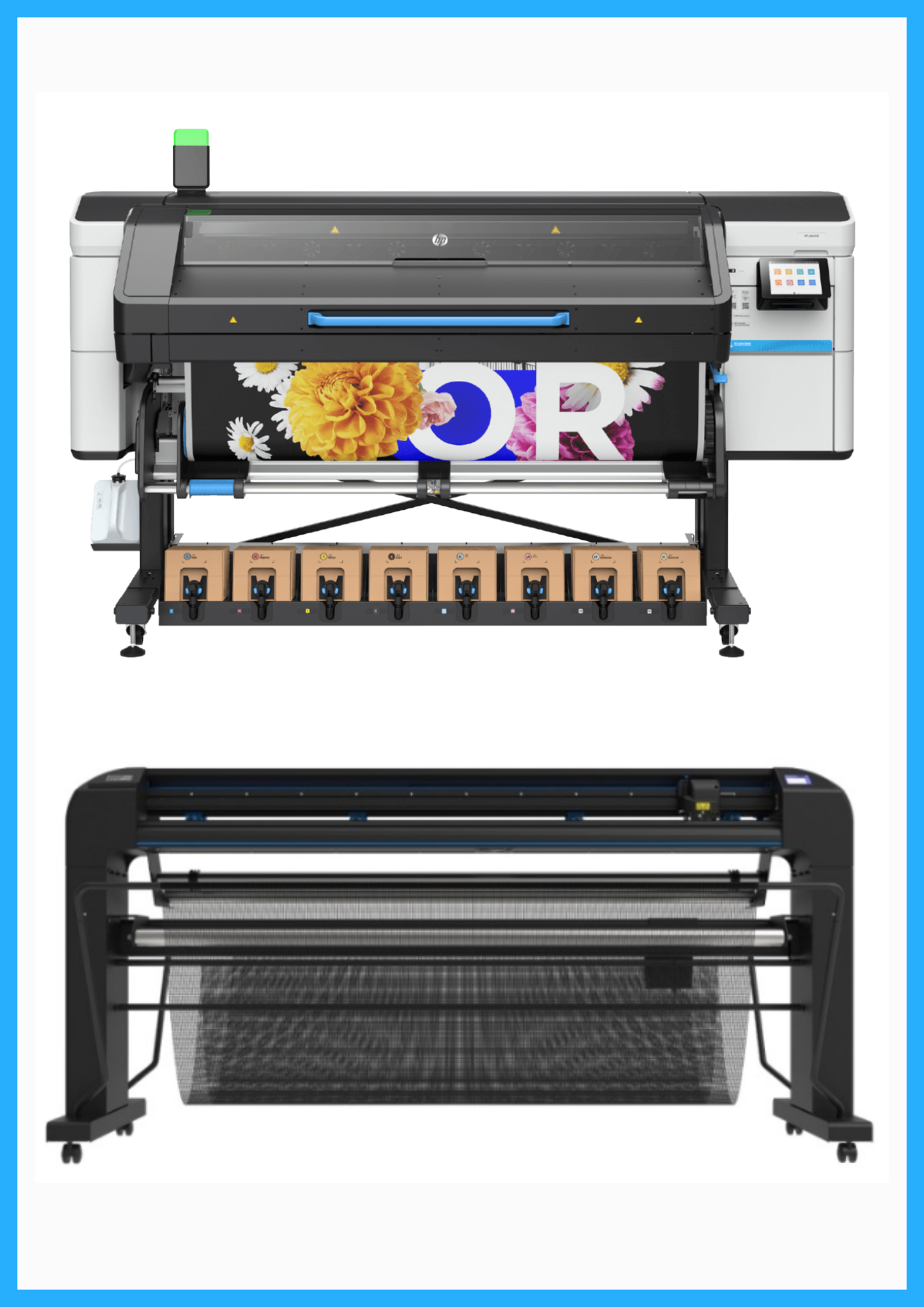 ON SALE - BUNDLE - HP Latex 830 64&quot; Wide Format Printer  - New + Summa S Class 3 T160 62&quot; Vinyl Cutter (S3T160) - New