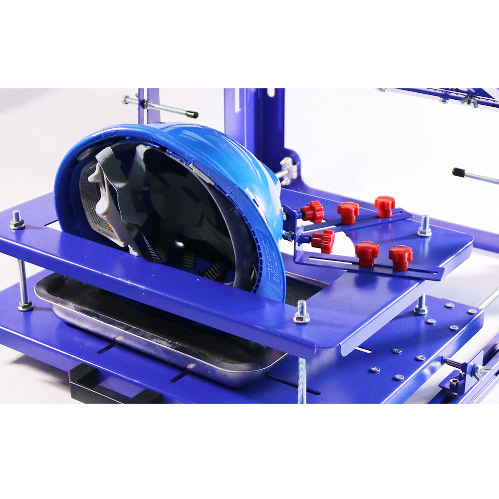 One Color Safety Helmet Hard Material Hat Screen Printing Machine