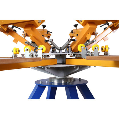 8 Color 8 Station Screen Printing Machine Press T-shirt Printer Equipment DIY