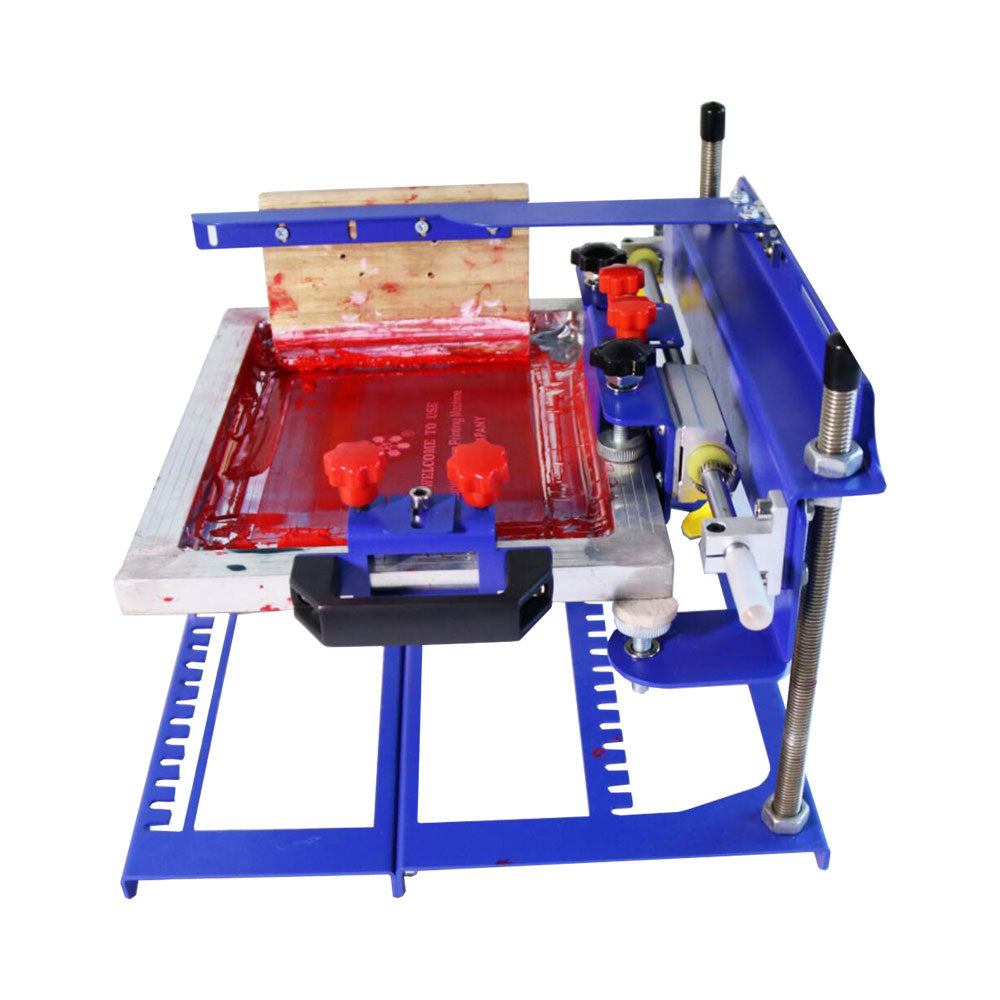 7.9" x 5.9" Manual Cylinder Curved Screen Printing Press for Cup / Mug / Bottle (Diameter:6.7")