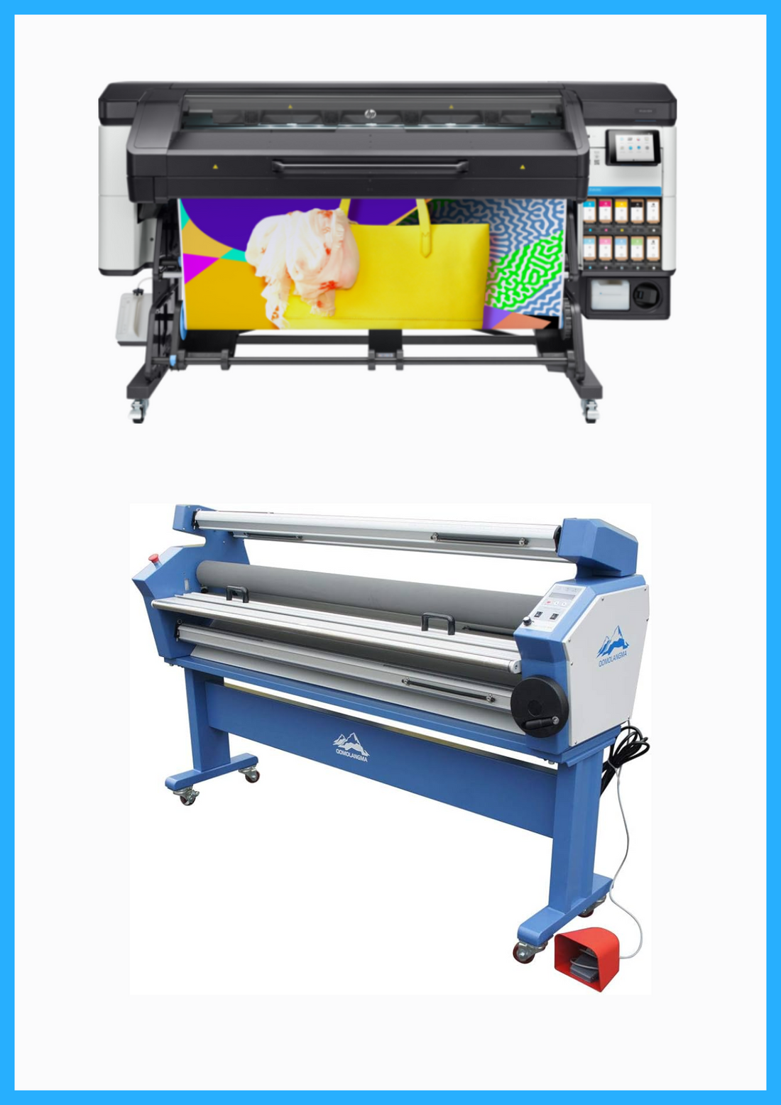 ON SALE - BUNDLE - HP Latex 700W 64&quot; Wide Format Printer - Y0U23A / Refurbished (1 Year Warranty) + 63&quot; Full-auto Low Temp. Wide Format Cold Laminator - New