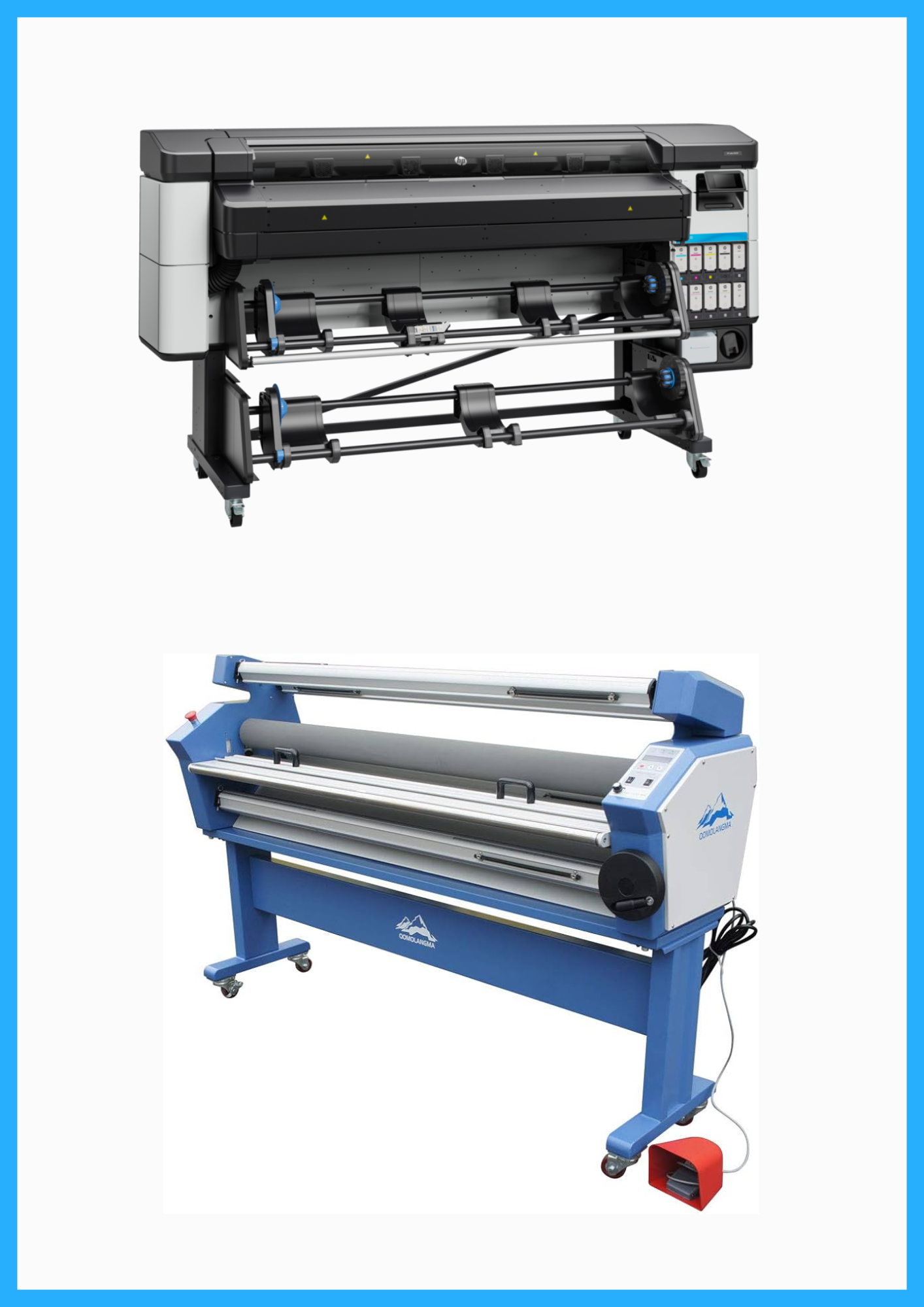 ON SALE - BUNDLE - HP Latex 630 W 64&quot; Printer - New + 63&quot; Full-auto Low Temp. Wide Format Cold Laminator - New