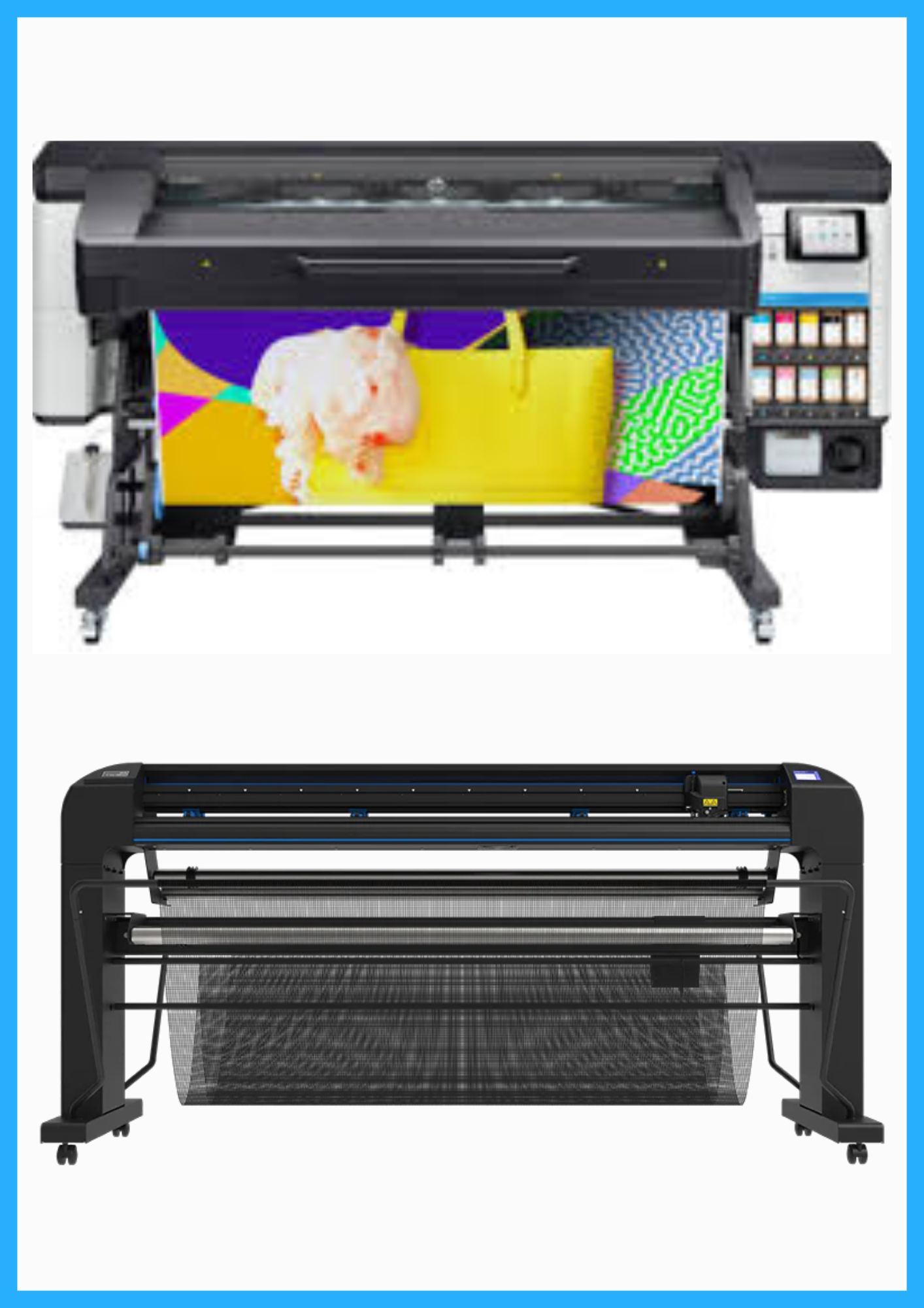 ON SALE - BUNDLE - HP Latex 700W 64&quot; Wide Format Printer - Y0U23A / Refurbished (90 Days Warranty) + Summa S Class 3 T160 62&quot; Vinyl Cutter (S3T160) - New