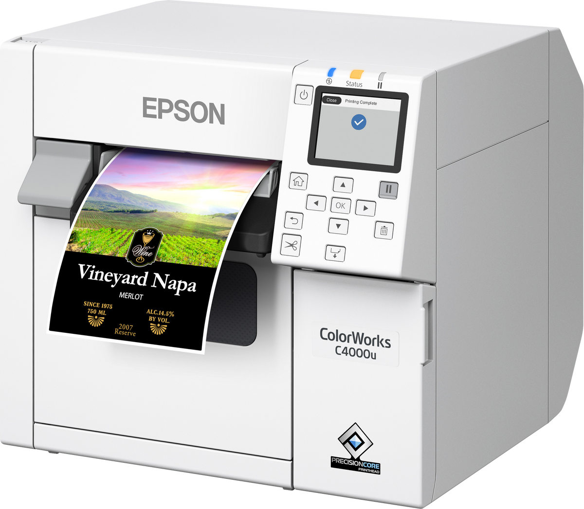 Epson ColorWorks C4000 4" Gloss Inkjet Label Printer - New