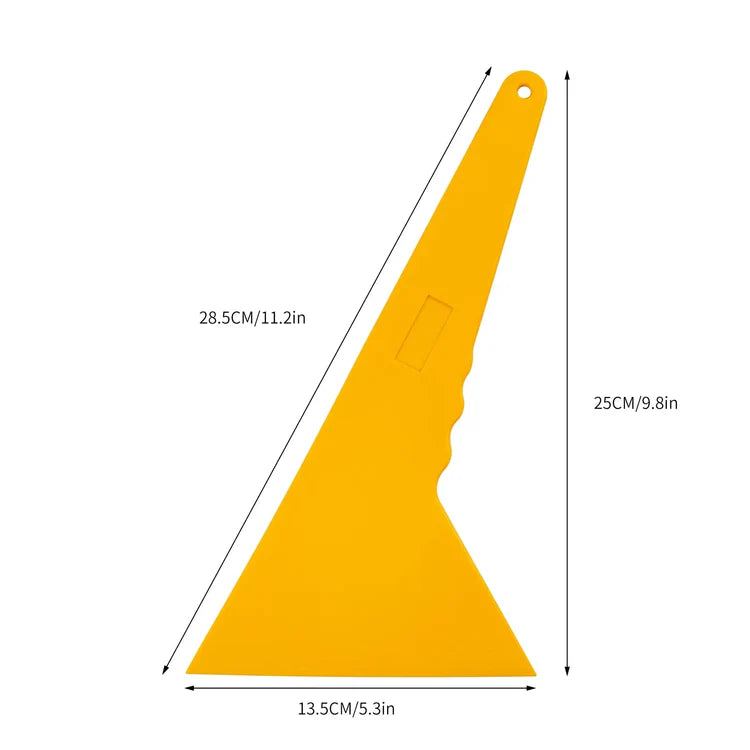 Triangle Squeegee Car Wrapping Tools Window Cleaning Film Handle Triangle (28.5 x 14cm)