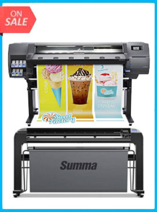 ON SALE - BUNDLE - HP Latex 310 54&quot; Refurbished (1 Year Warranty) + Summa S Class 3 T140 54&quot; Vinyl Cutter - New