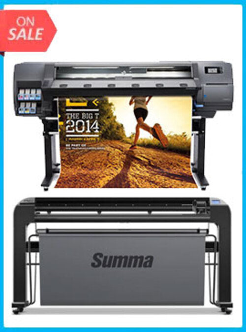 ON SALE - BUNDLE - HP Latex 360 64in Printer - Refurbished (90 Days, 1, 2, 3 or 4 Years Warranty) + Summa S Class 2 160 T 62&quot; Cutter w/ Service