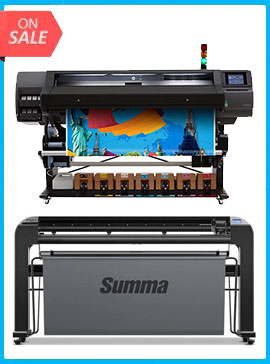 HP Latex 570 64&quot; - Refurbished (1 Year Waranty) + SUMMA TANGENTIAL S2 T160 62&quot; VINYL CUTTER www.wideimagesolutions.com  28895.99
