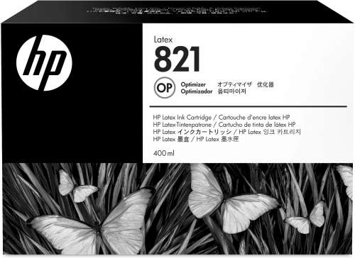 HP 821 400ml Latex Optimizer Ink Cartridge for Latex 110, 115 Printers - G0Y92A