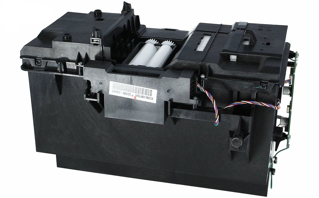 Service station with drop detector - For the HP DesignJet T920, T930, T1500, T1530, T1600, T2500, T2530, T2600, T3500, T7200 Series (CR357-67025) - New