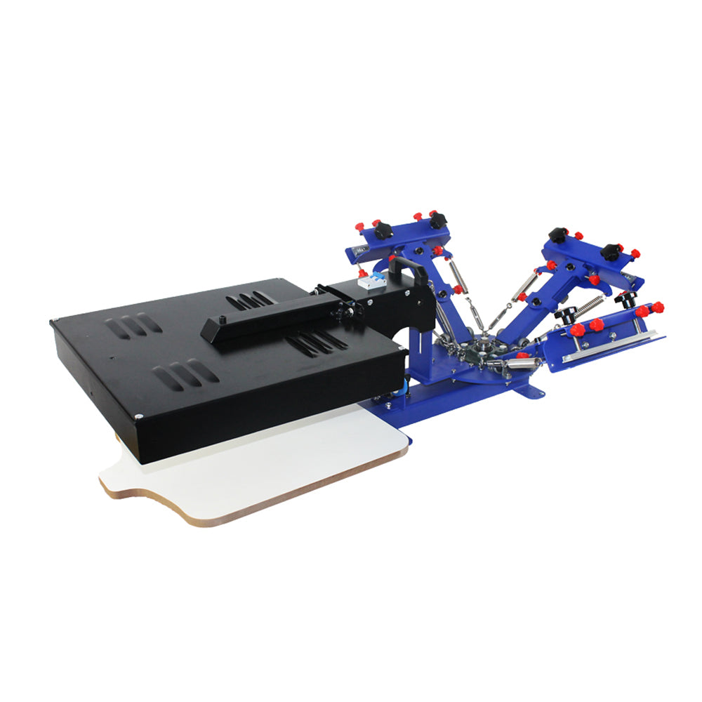 Micro-adjust 3 Color 1 Station with Dryer Screen Printing Press Machine Printer Equipment