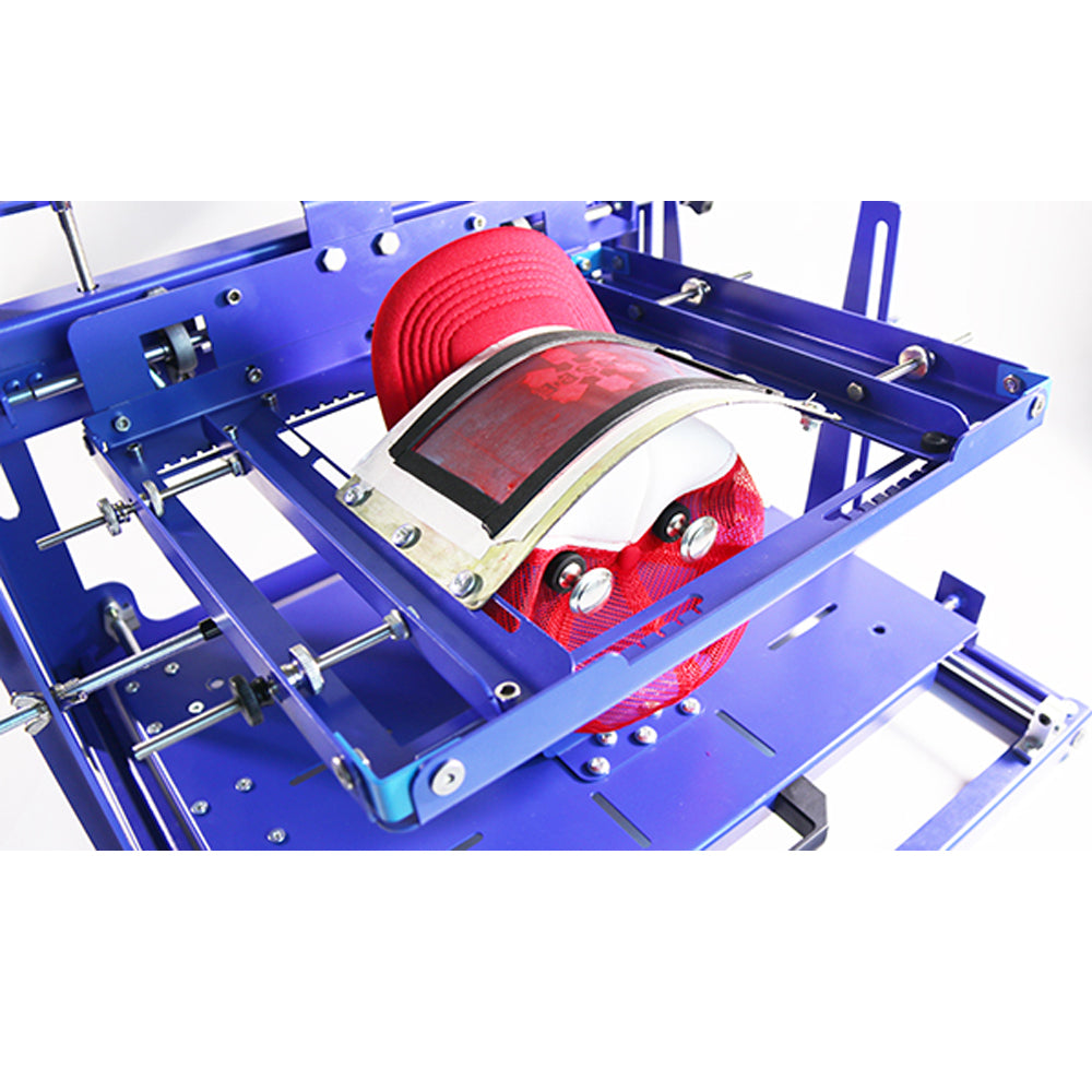 One Color Baseball Cap Soft Hat Mask Screen Printing Machine