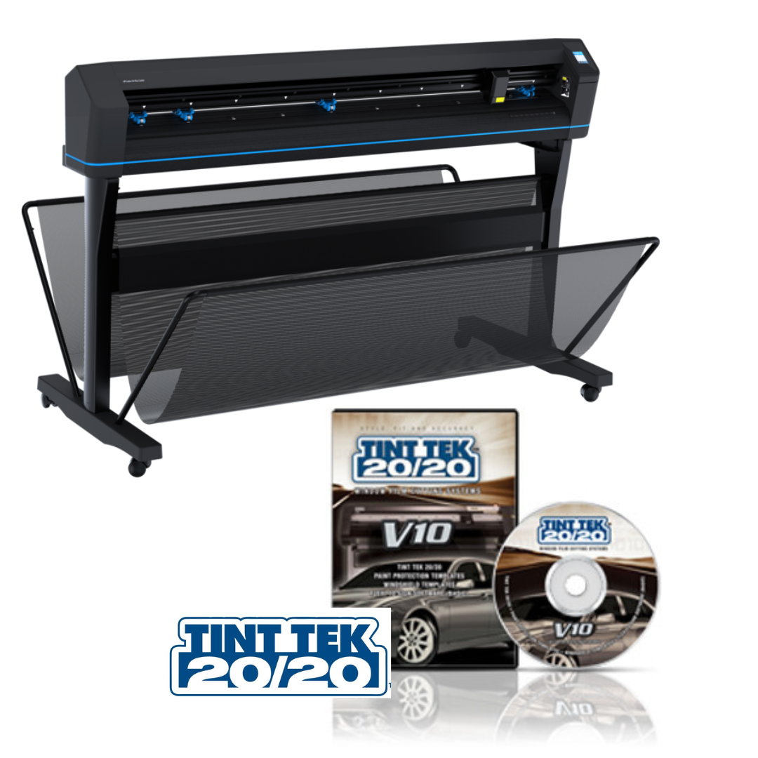 HP 54" Cutter - Refurbished (90 Days or 1 Year Warranty) + Tint Tek 20/20 Window Film Cutting Software - 1 Year Suscription