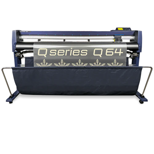 Vinyl Express Q Series Gen 3 - 64&quot; Vinyl Cutter, Stand &amp; Media Basquet