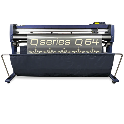 Vinyl Express Q Series Gen 3 - 64&quot; Vinyl Cutter, Stand &amp; Media Basquet