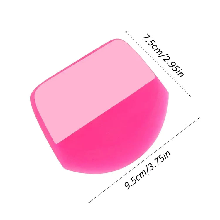 PPF Rubber Squeegee Soft TPU Anti-Scratch Water Wiper Blade Silicone Spatula Cleaner Car Vinyl Wrap Window Tinting Tool (9.5 x 7.5cm)