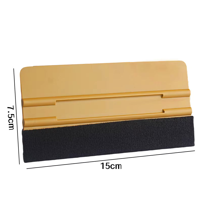 Gold Vinyl Wrap Squeegee Long Soft Squeegee (15.3cm x 7.5cm) - 1pcs