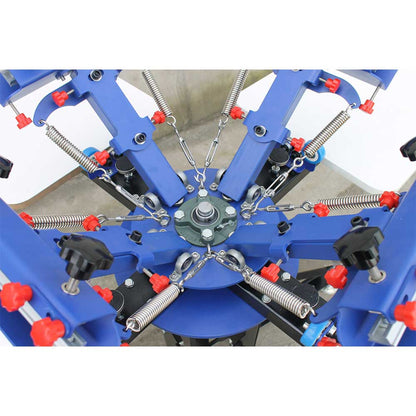 Silk Screen Printing 4 Color Printer Press Shirt Micro-adjust Rotatable Machine