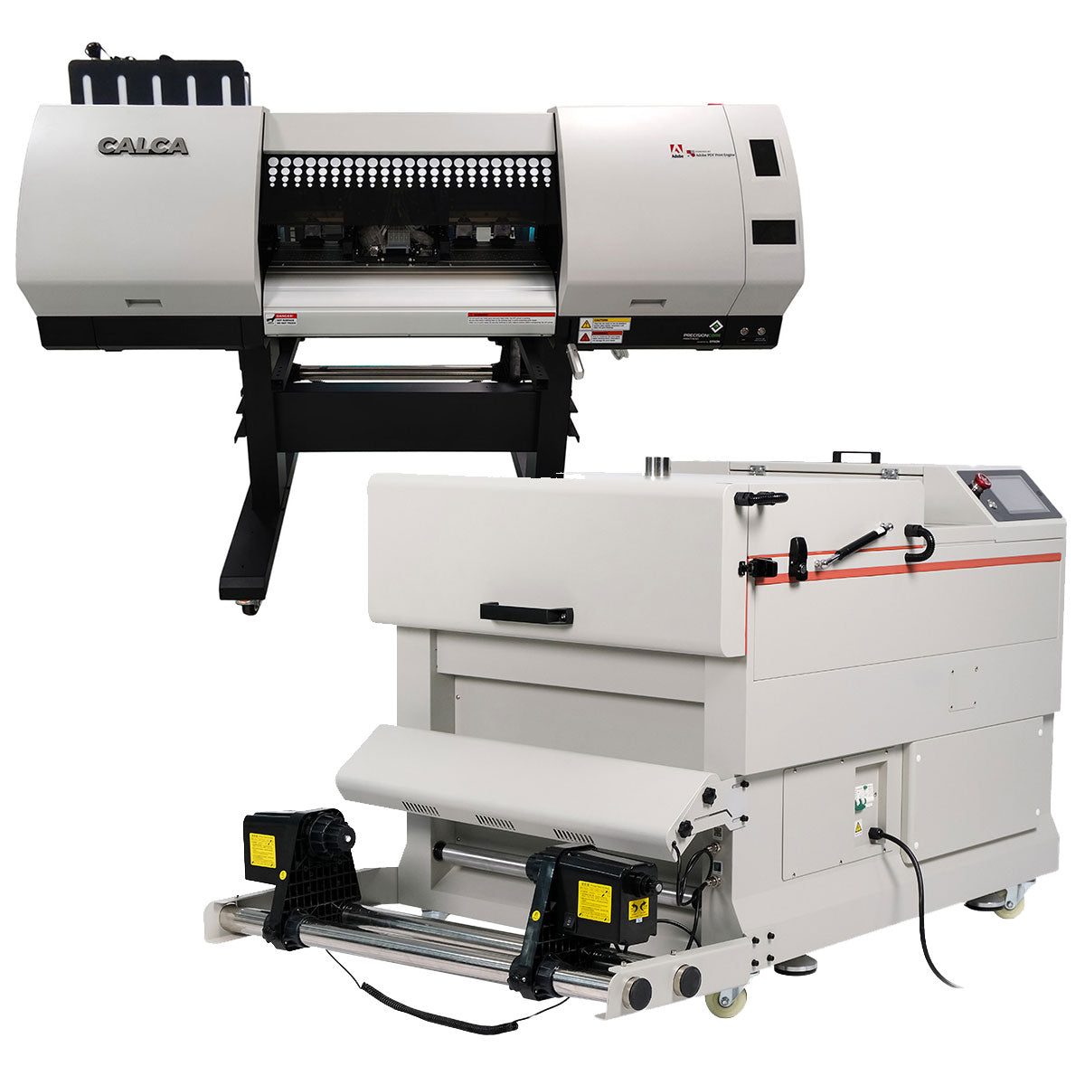 US Stock, CALCA Ultra PRO II 24inch DTF Printing System (Dual Epson I3200-A1 Heads, Automatic Recycling Powder Shaker and Dryer)