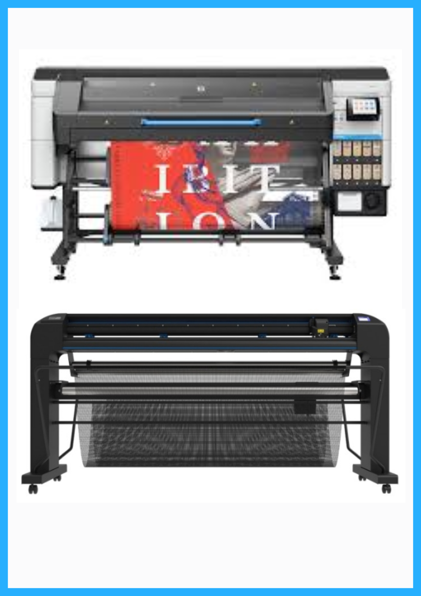 ON SALE - BUNDLE - HP Latex 830W 64&quot; Wide Format Printer  - New + Summa S Class 3 T160 62&quot; Vinyl Cutter (S3T160) - New