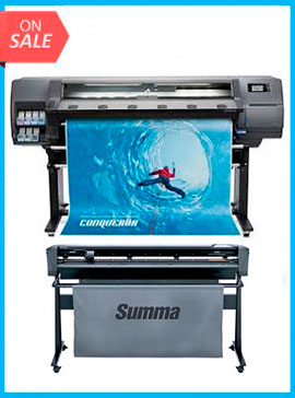 BUNDLE - Plotter HP Latex 315 54&quot; New + SummaCut D140 54 in (137 cm) vinyl and contour cutting - New www.wideimagesolutions.com BUNDLE 15745.99