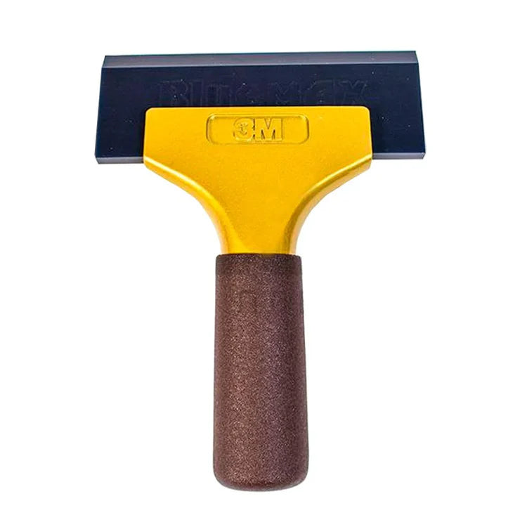 Short Handle Squeegee Vinyl Wrap Tint Scraper (15 x 13 cm) - Aluminium