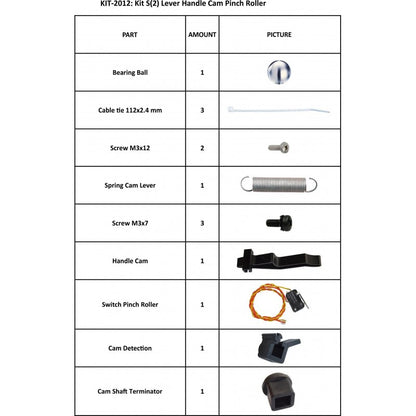 SummaCut S Class Kit S(2) Lever Handle Cam (Pinch Roller Lever) / KIT-2012