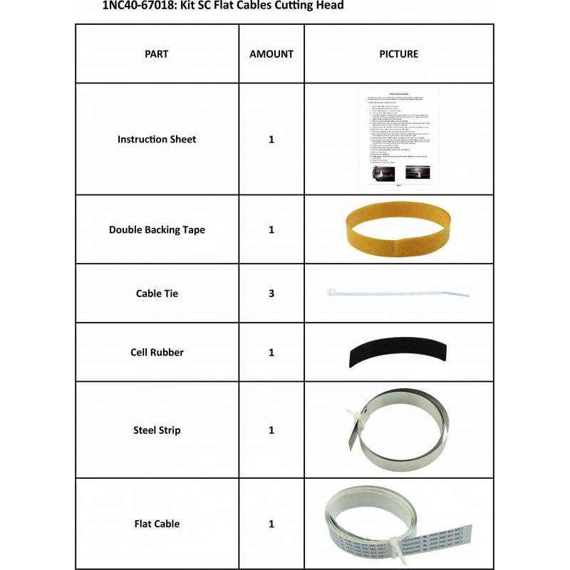 Summa SummaCut Kit SC Flat Cables Cutting Head (1NC40-67018)