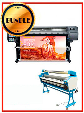 BUNDLE - Plotter HP Latex 330 64¨ Recertified (90 Days Warranty) + 55&quot; Full-Auto Low Temp. Cold Laminator, With Heat Assisted www.wideimagesolutions.com BUNDLE 10050.99