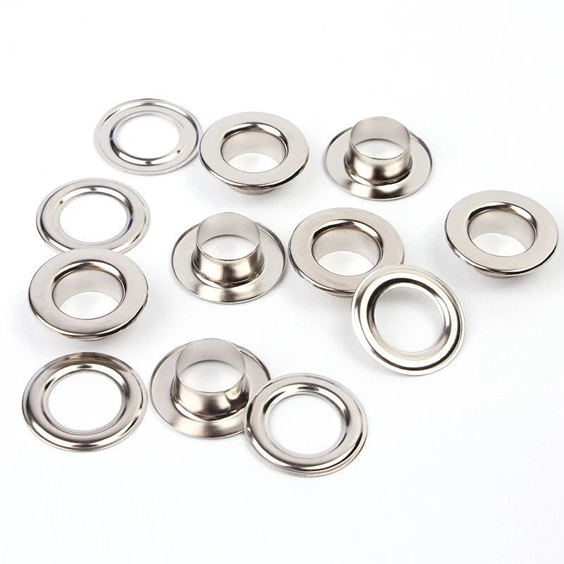 Grey Single Eyelet (10mm) for Grommet Press Machine (2000pcs/bag)